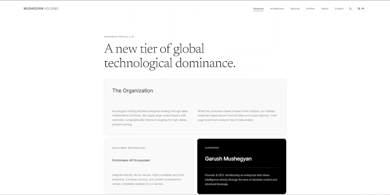 Mushegyan Holding screenshot 4