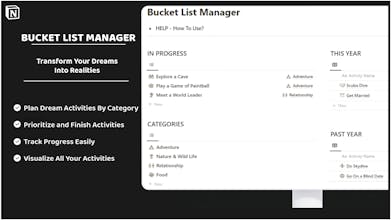 Bucket List Manager gallery image