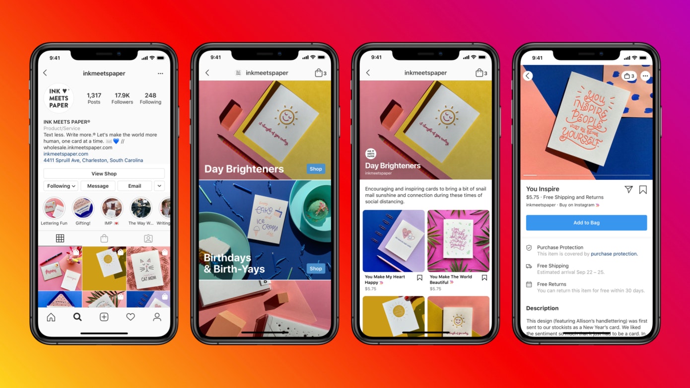 Instagram Shop Discover and buy products you love, all in one place