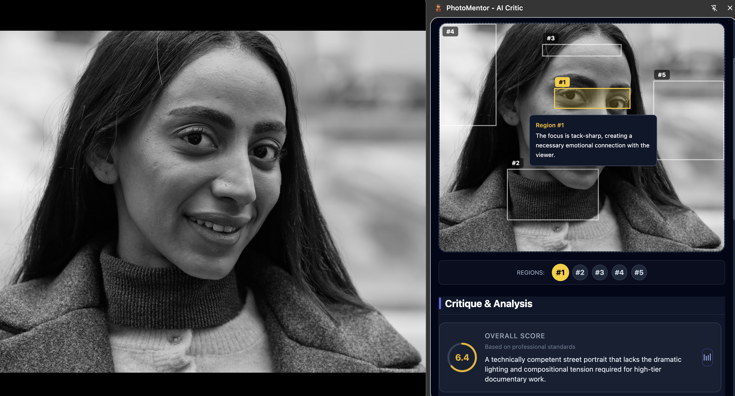 PhotoMentor - Screenshot 2 showing product features and functionality
