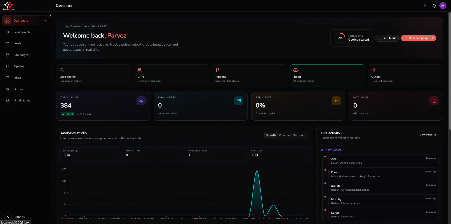 LeadForge AI gallery image