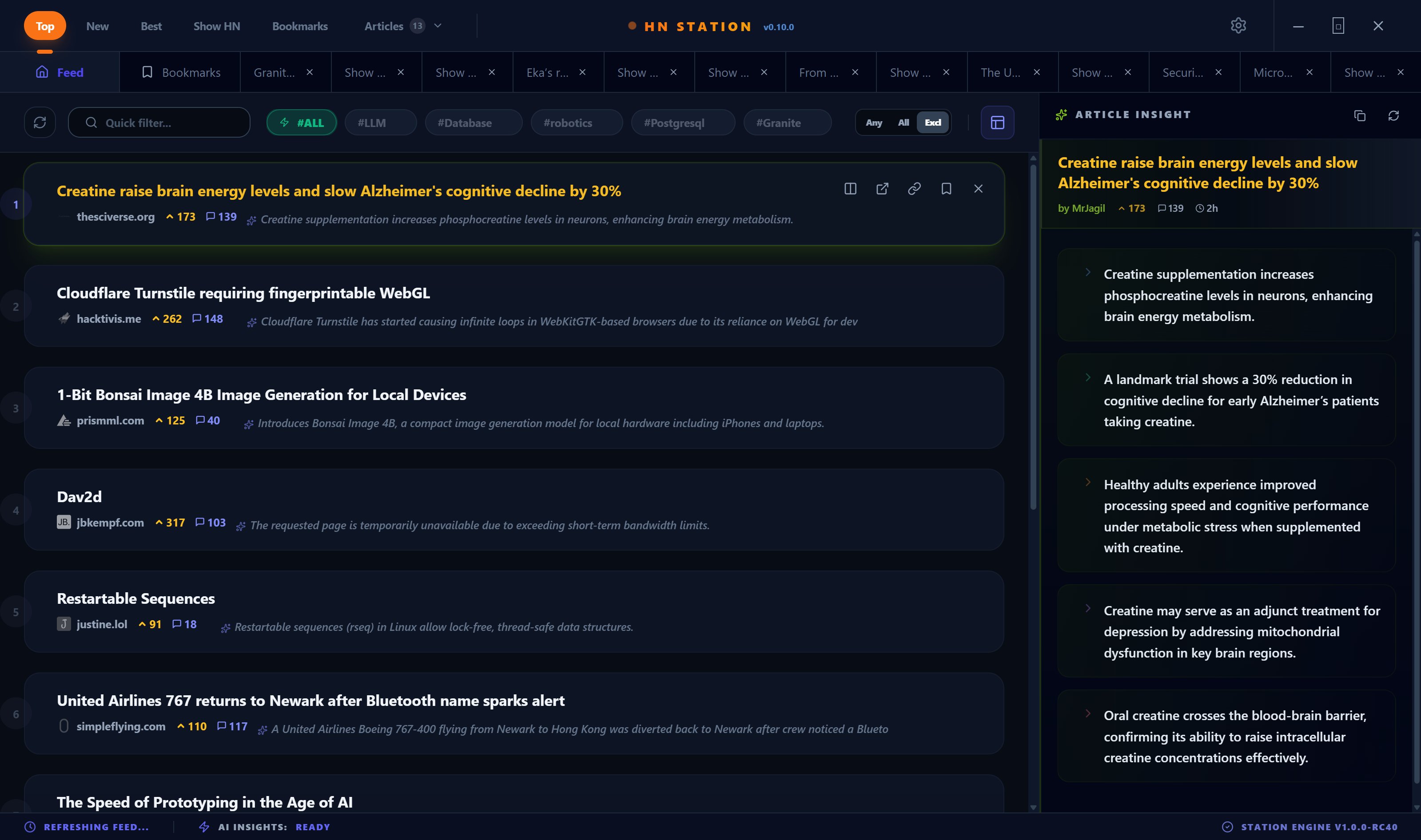 Hacker News Station gallery image