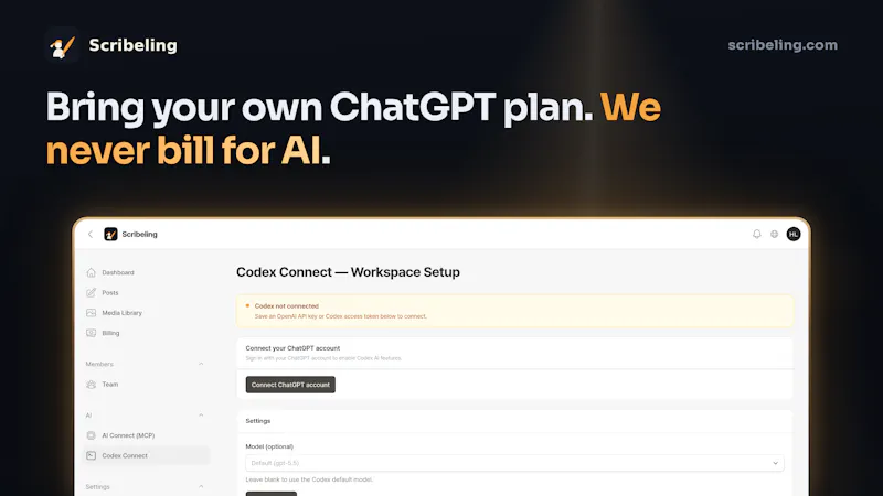 Scribeling — Your ChatGPT, Your marketer screenshot 11