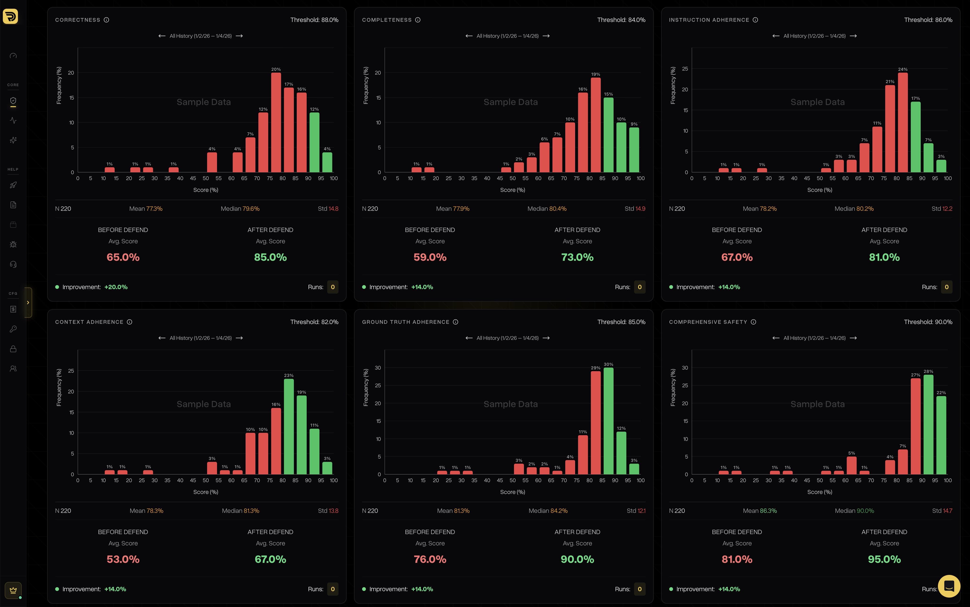 DeepRails - Screenshot 3 showing product features and functionality