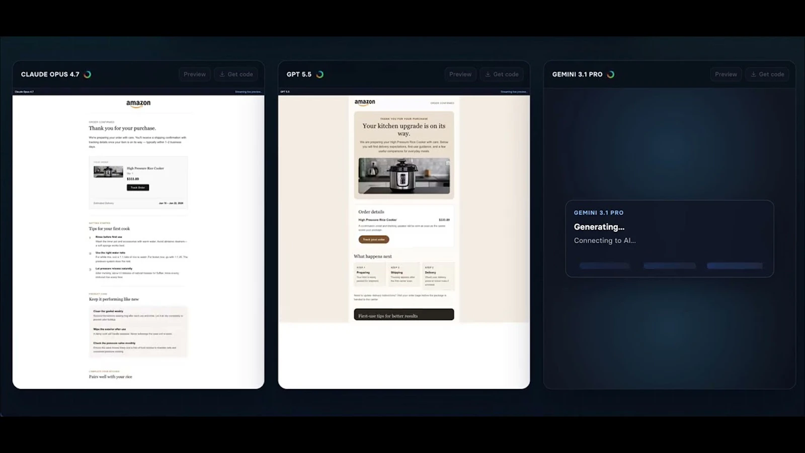 AI Email Design by Shuffle screenshot 1 (video preview)