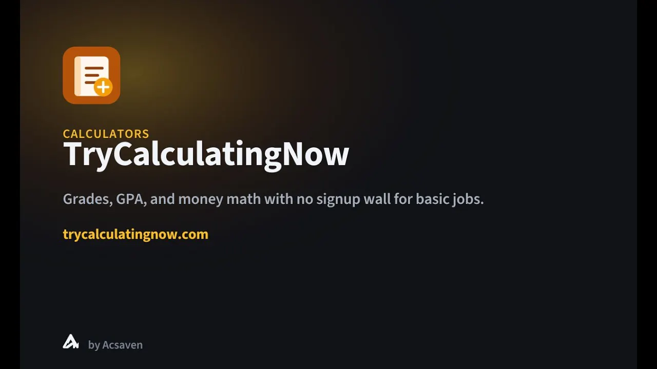 TryCalculatingNow gallery image