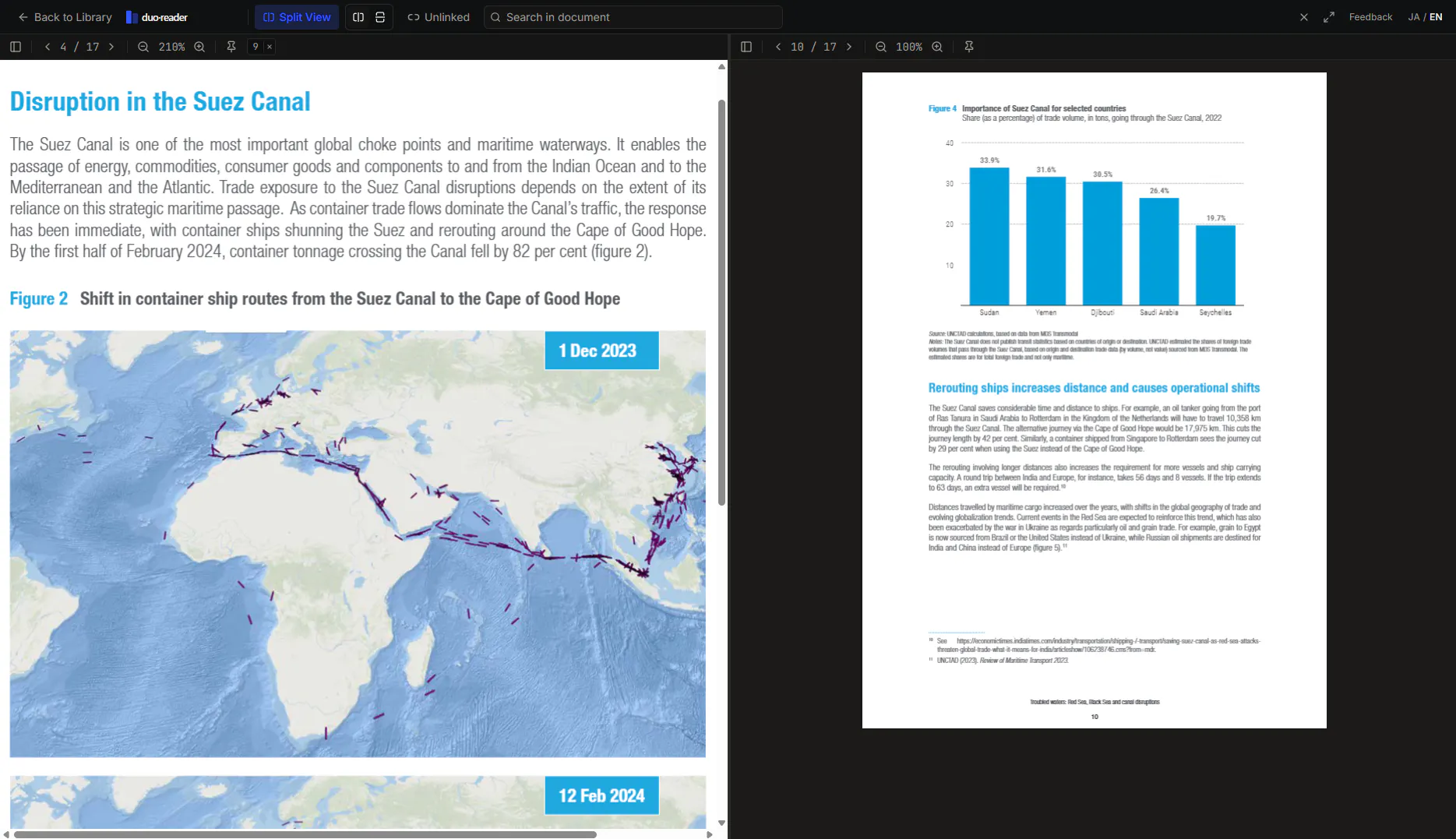 duo·reader— split view for long docs gallery image