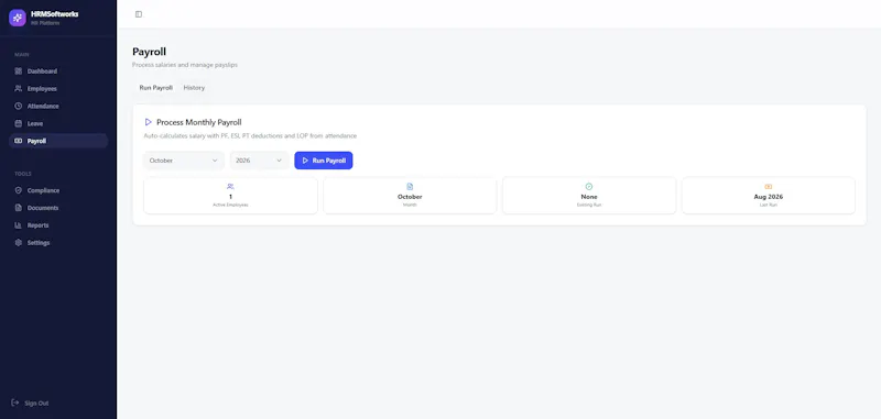 HRM Softworks - HR Management Platform screenshot 7