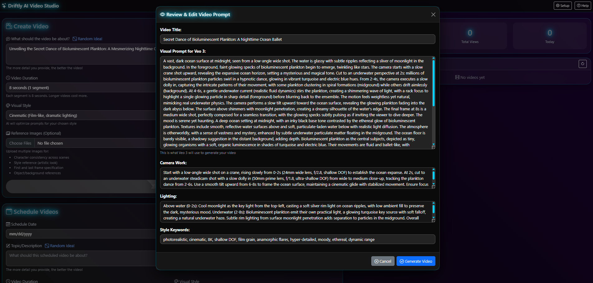Driftly AI Video Studio gallery image