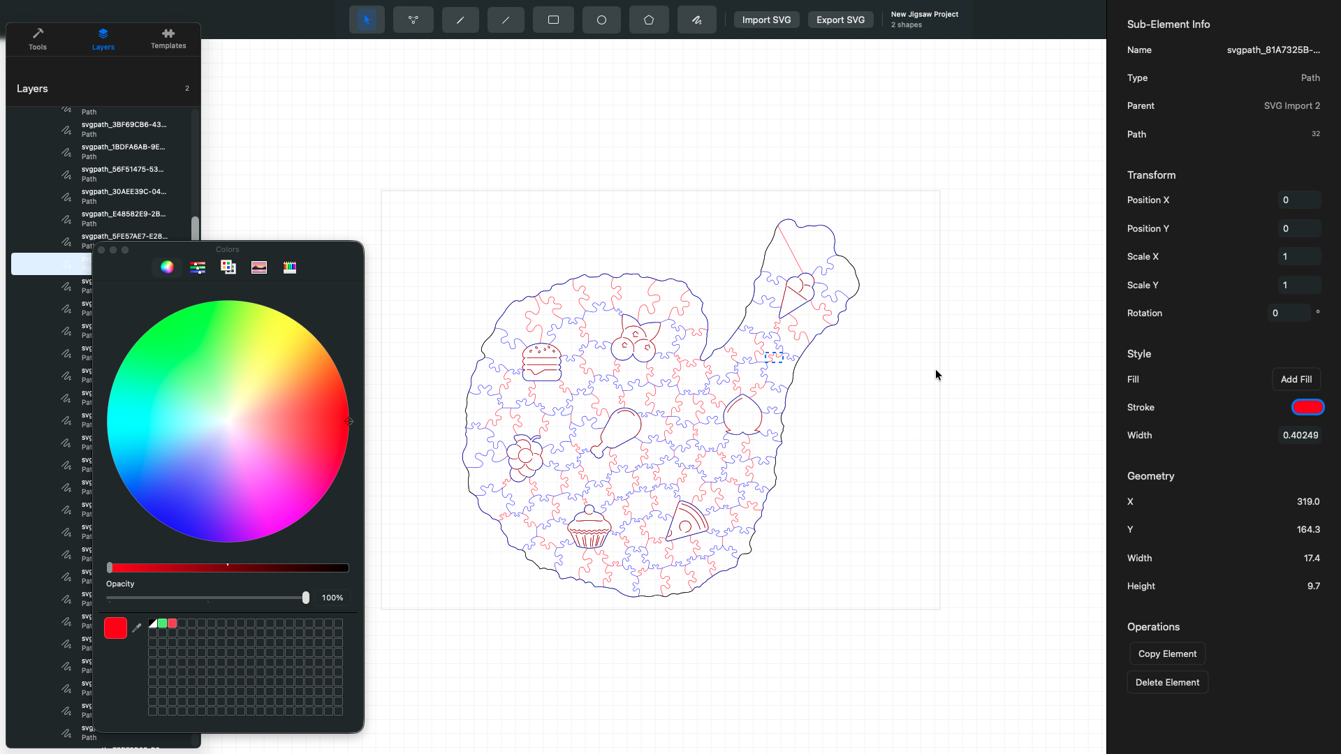 JigsawDesigner - Screenshot 2 showing product features and functionality