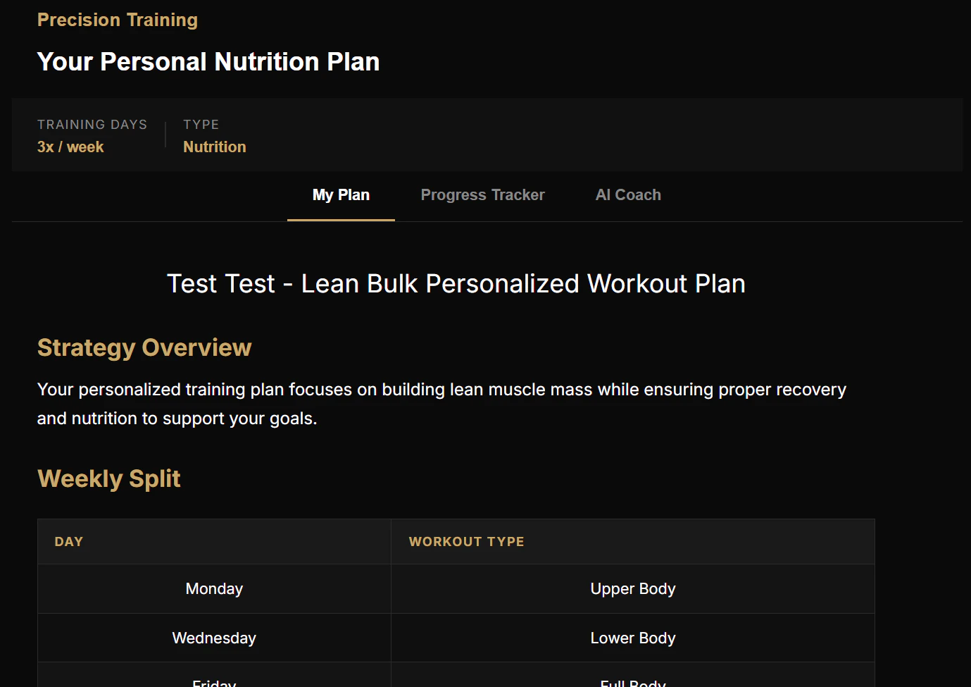 Precision Training AI logo