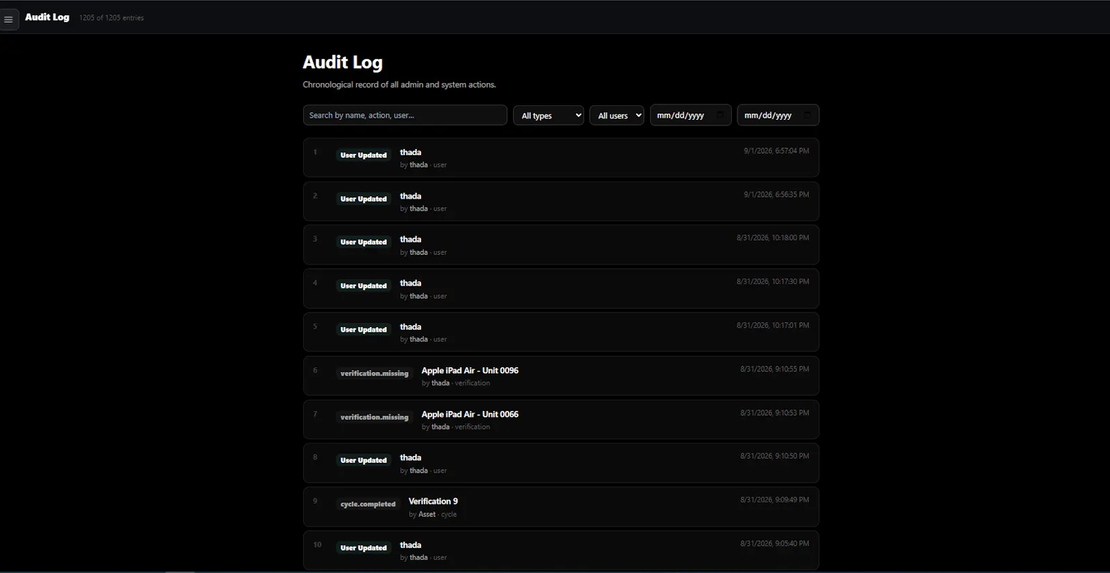 Asset Verifier screenshot 4