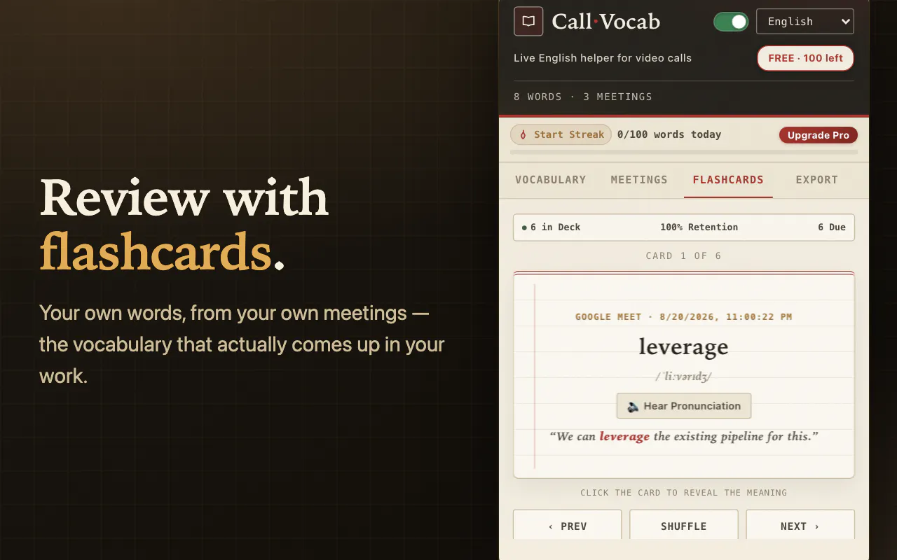 CallVocab gallery image