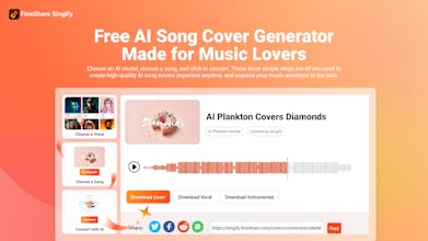 Interfaccia del generatore di copertine di canzoni AI online - liberate la vostra creatività