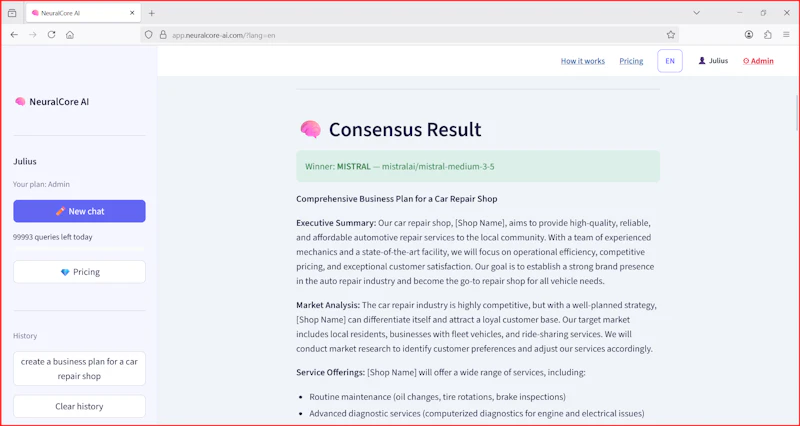 NeuralCore AI screenshot 4