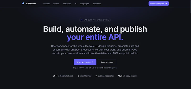APIKumo screenshot 1