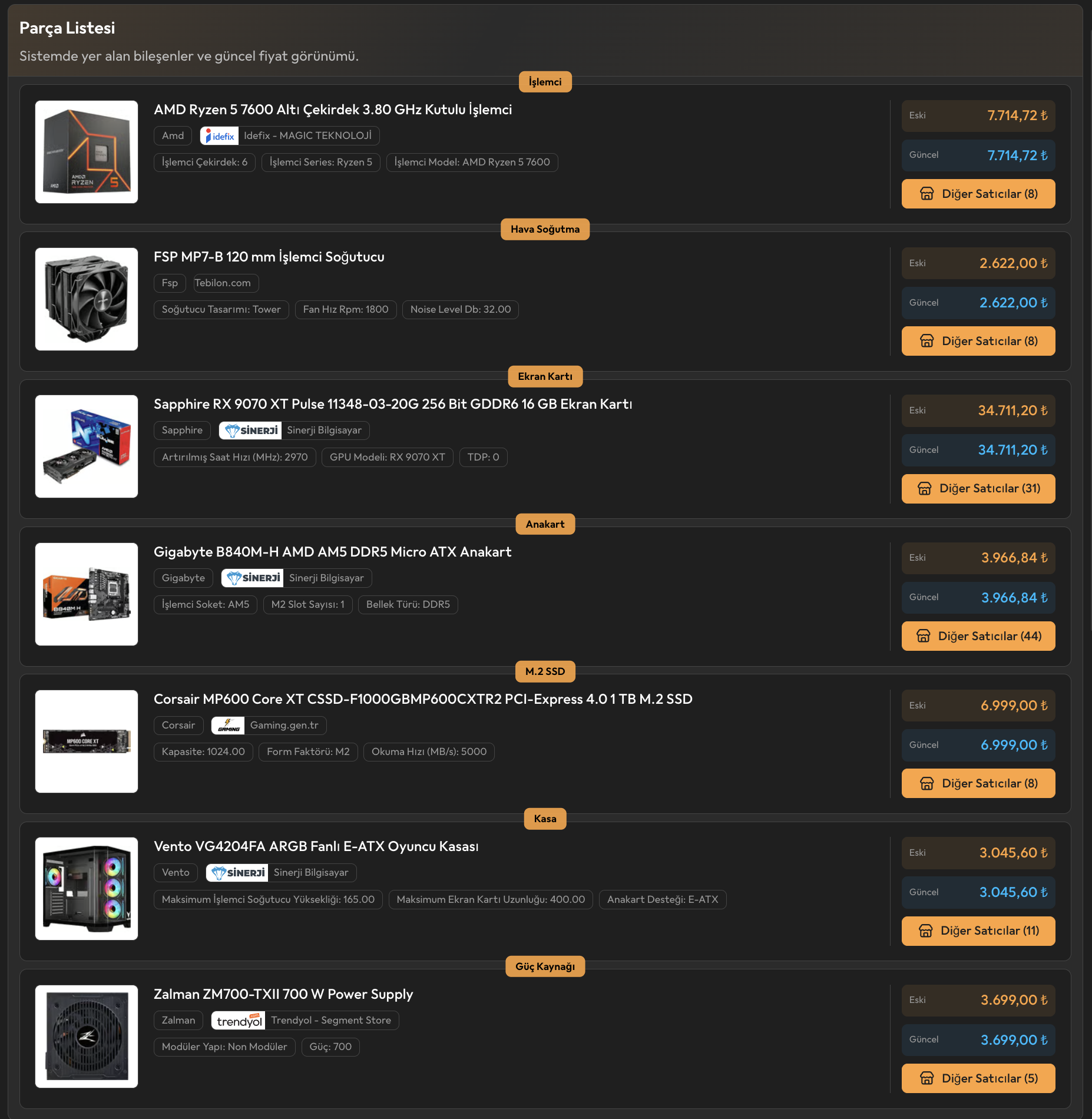 PartPiper - PC Building & Price Tracking gallery image