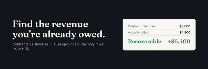 Recoup — the revenue you're already owed screenshot 2
