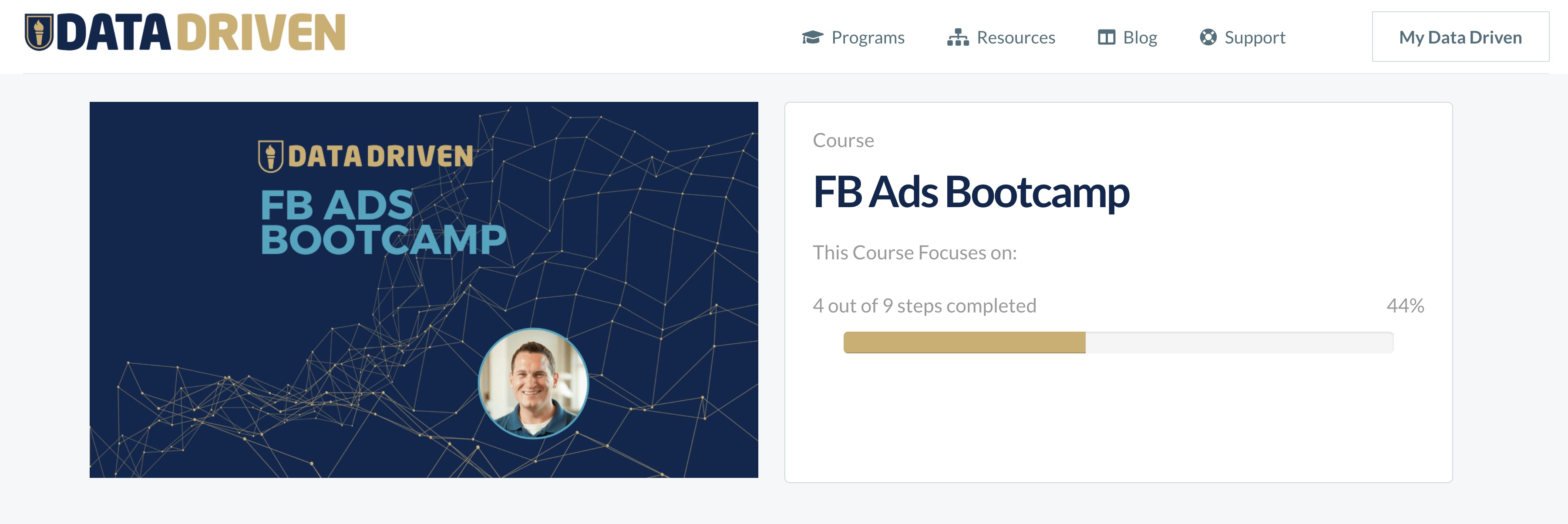 Facebook Ads Bootcamp by Data Driven media 2