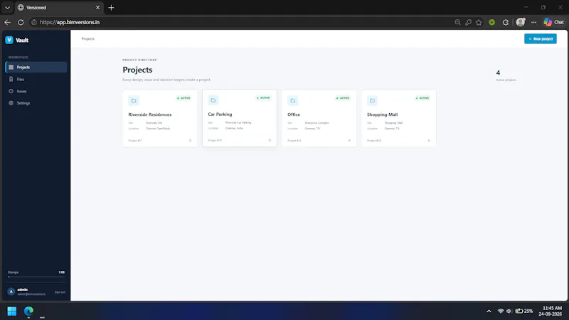 BIM Versions screenshot 1