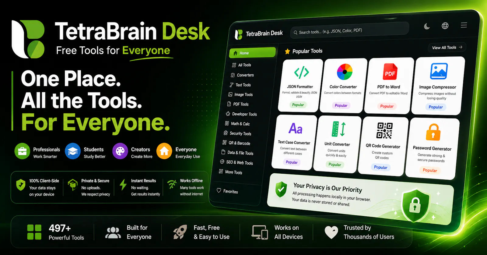 TetraBrain Desk screenshot 1