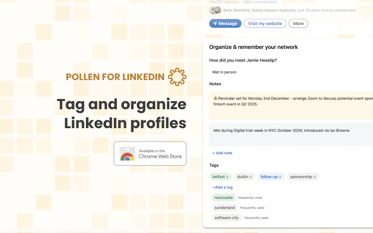 Pollen for LinkedIn