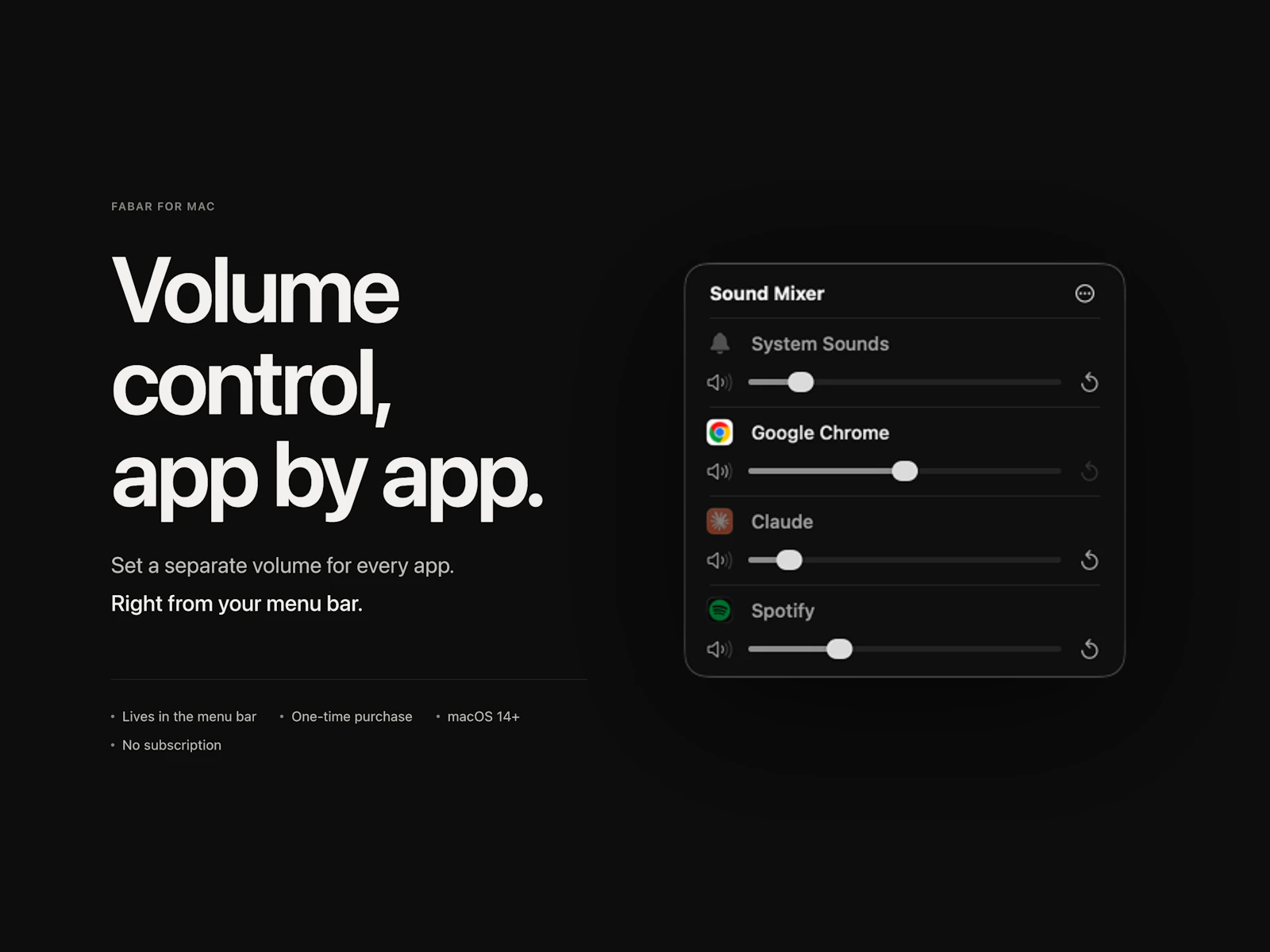 Fabar screenshot 1