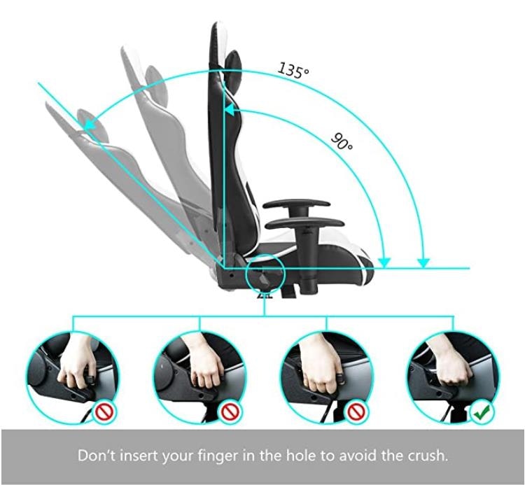 IWMH Racing Gaming Style Chair  gallery image
