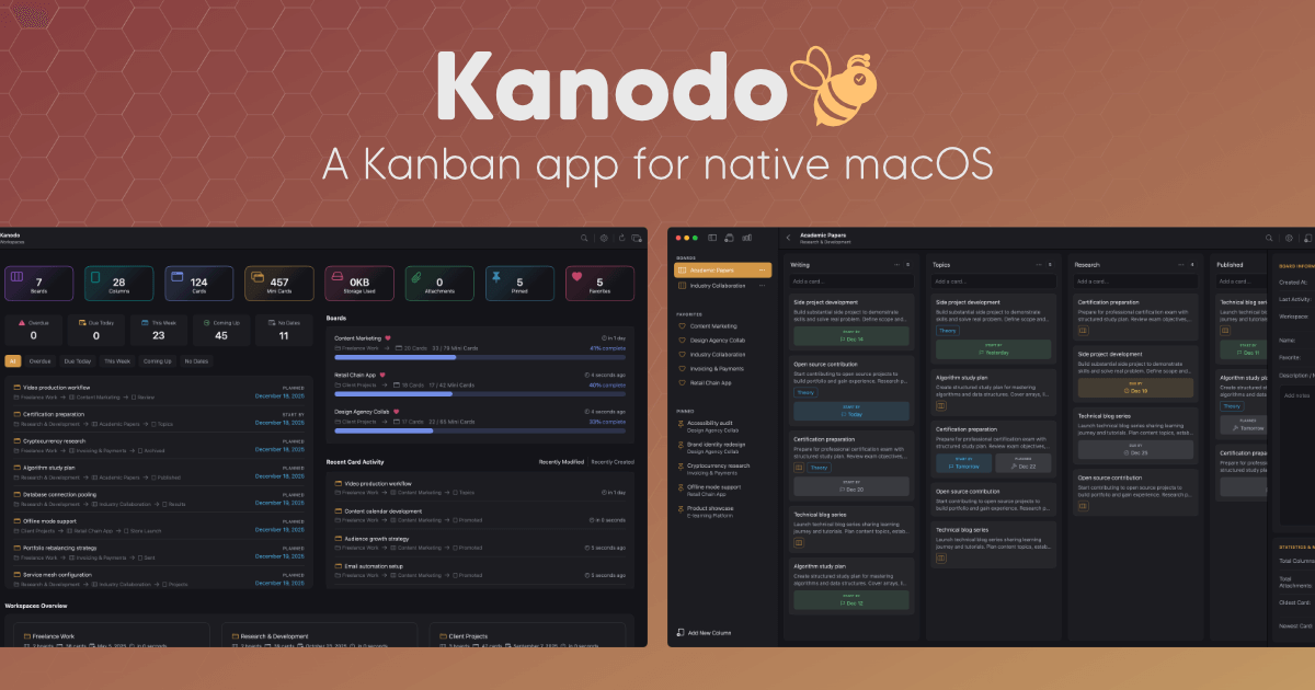 Kanodo - Main product screenshot demonstrating key features and user interface