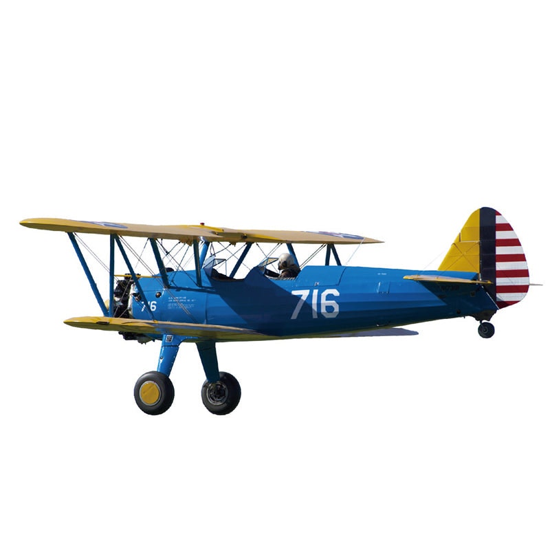 Dynam Stearman PT-17 Blue 4S RC Biplane