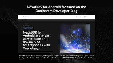 NexaSDK for Mobile gallery image