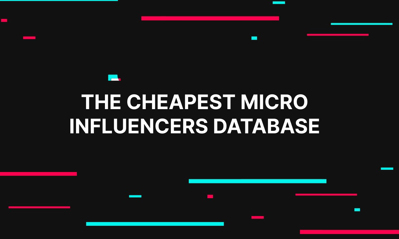 Media TKTOK ARMY - Pangkalan data nano & mikro-influencer termurah yang anda perlukan 2