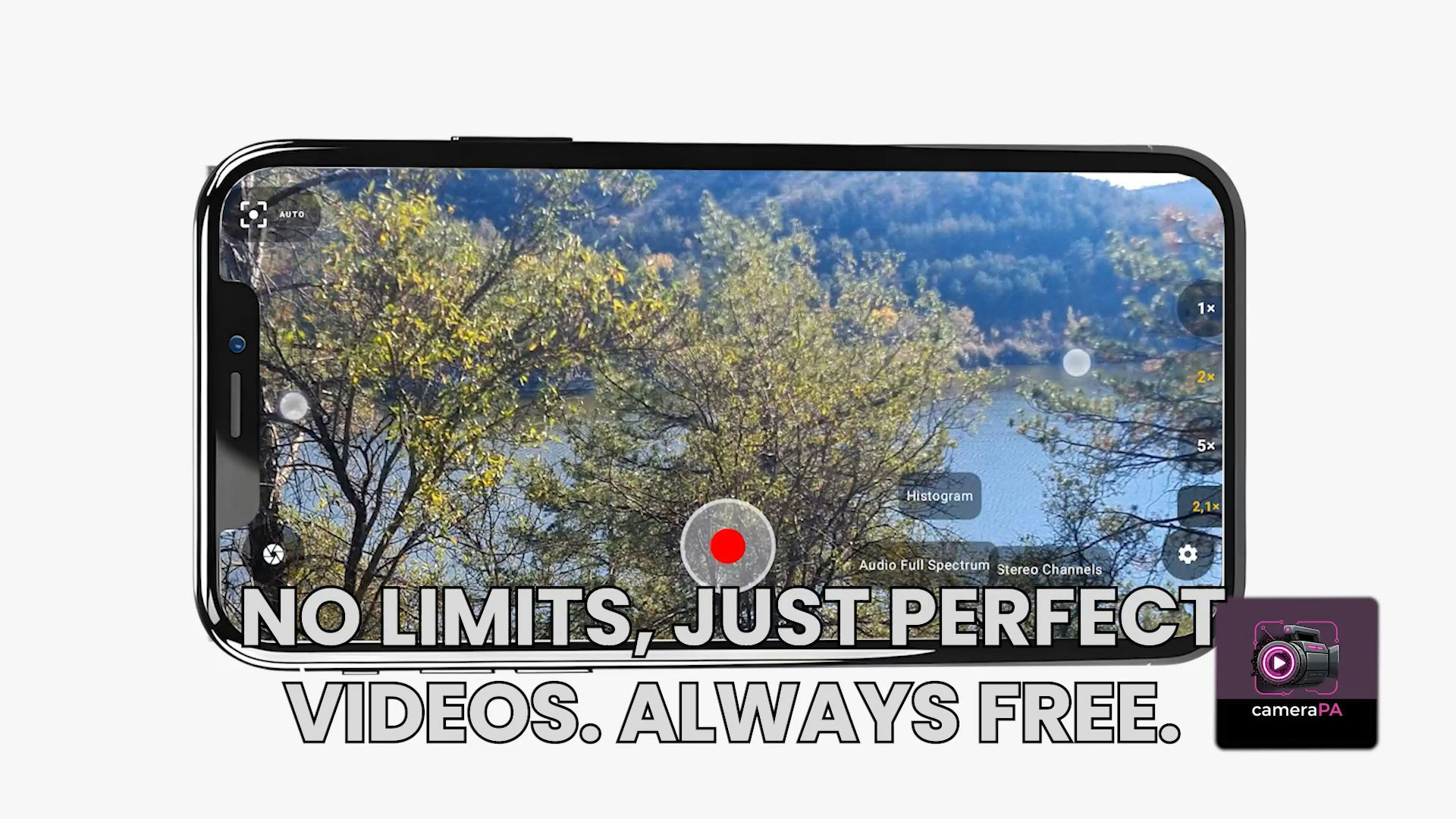 CameraPa – Pro Video Recorder - Screenshot 4 showing product features and functionality