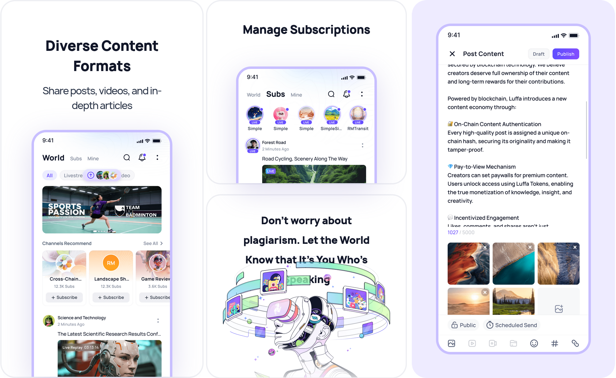Luffa.im - Screenshot 3 showing product features and functionality