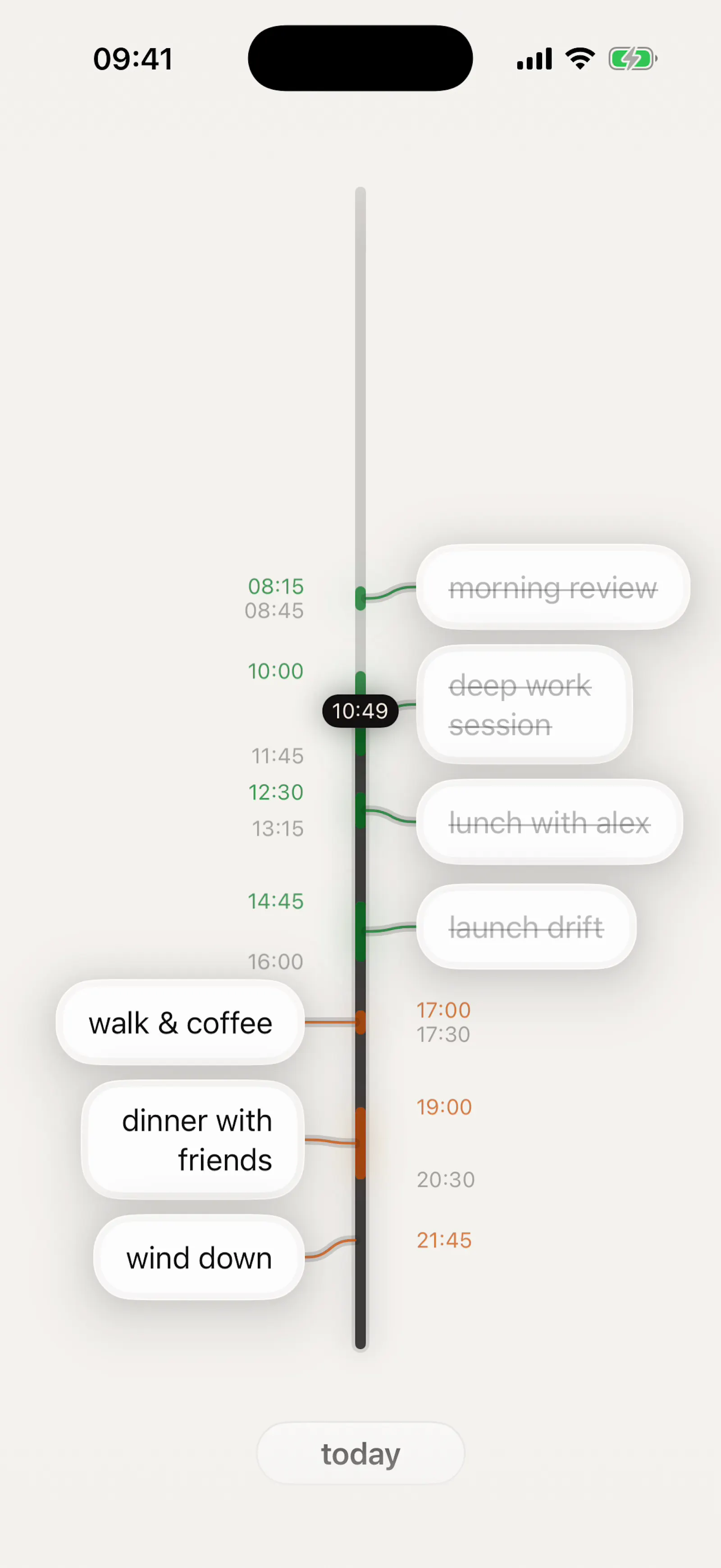 Drift: Daily Timeline screenshot 2