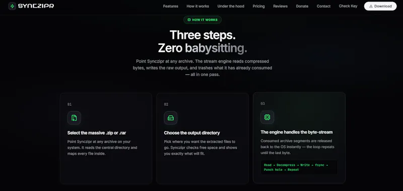 Synczipr screenshot 4