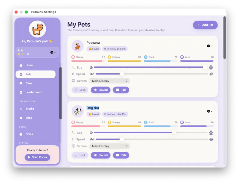Petnunu Desktop screenshot 4