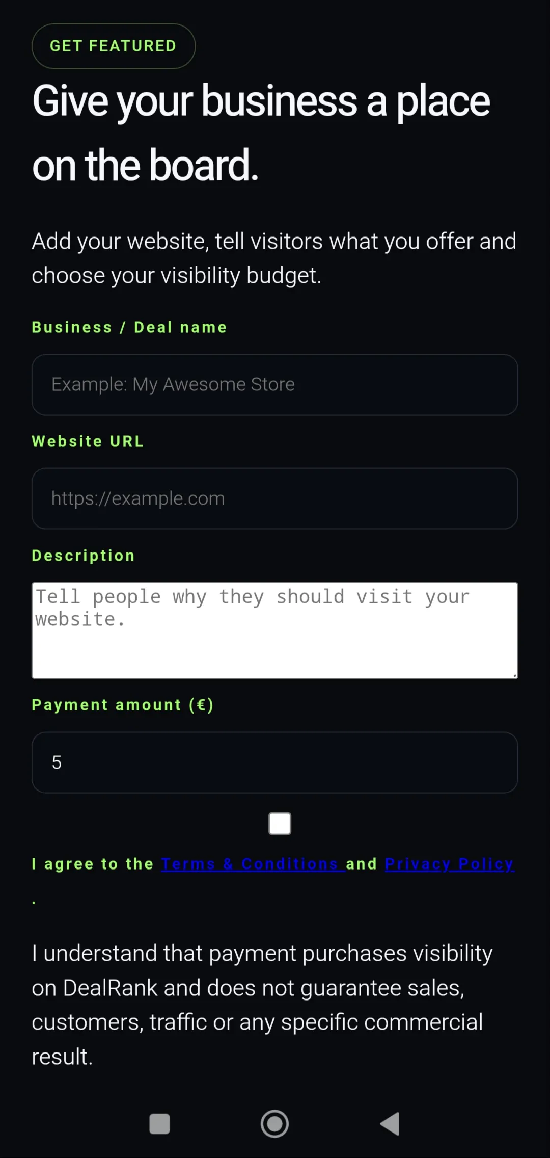 DealRank gallery image