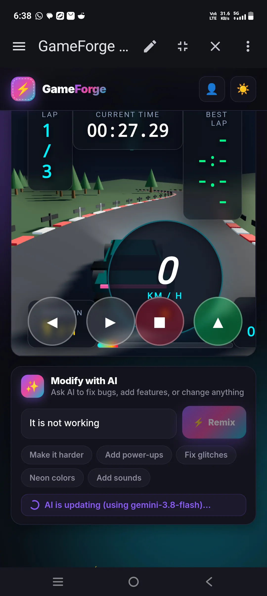 GameForge — Describe. Play. Create. gallery image