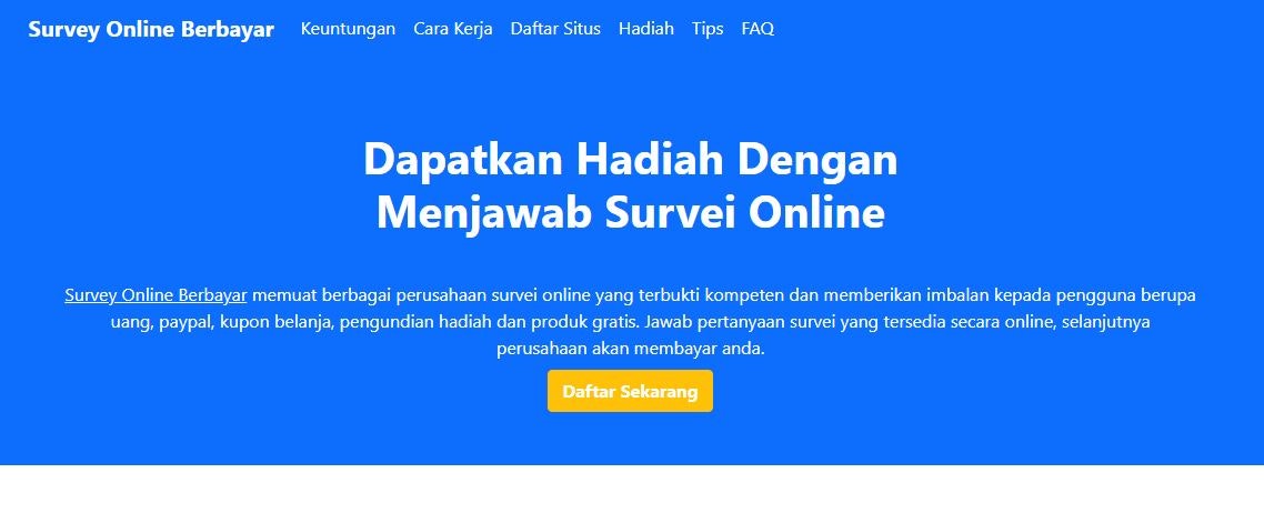 SurveyOnlineBerbayar.com