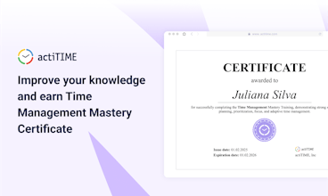 actiTIME Time Management Training gallery image