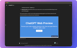 ChatGPT HTML Web View media 1