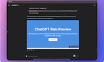 ChatGPT HTML Web View image
