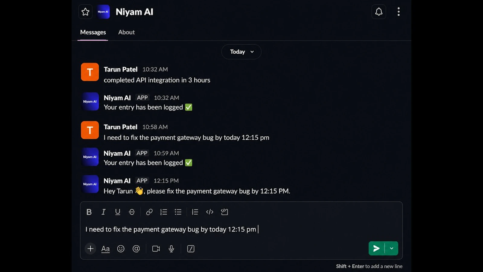 Niyam AI screenshot 1 (video preview)