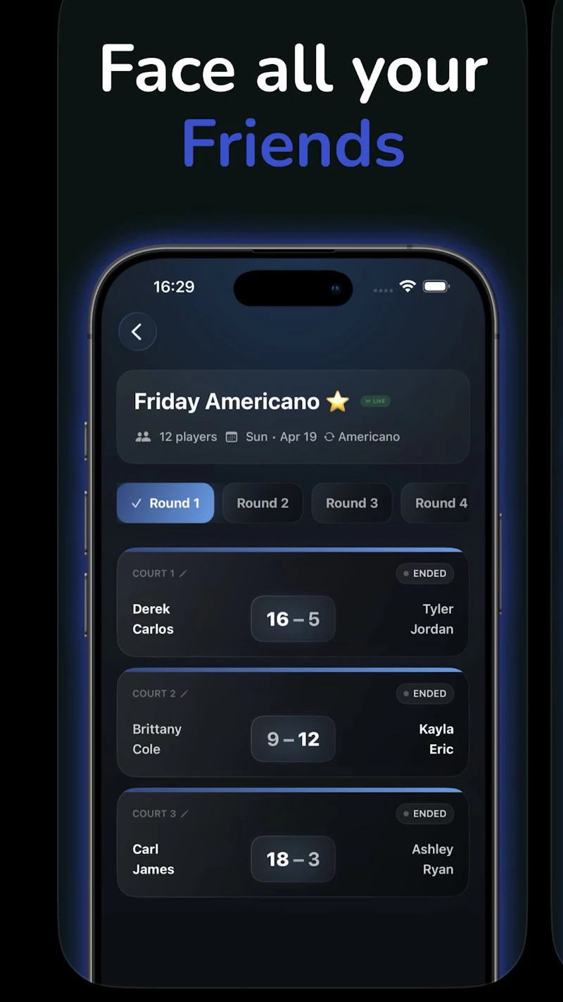 Padelsmile - Padel Tournament Manager screenshot 2