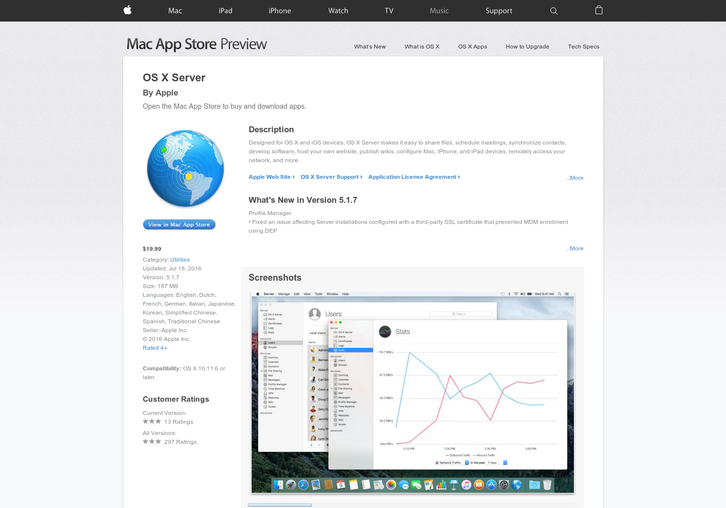 Mac OS X Server 