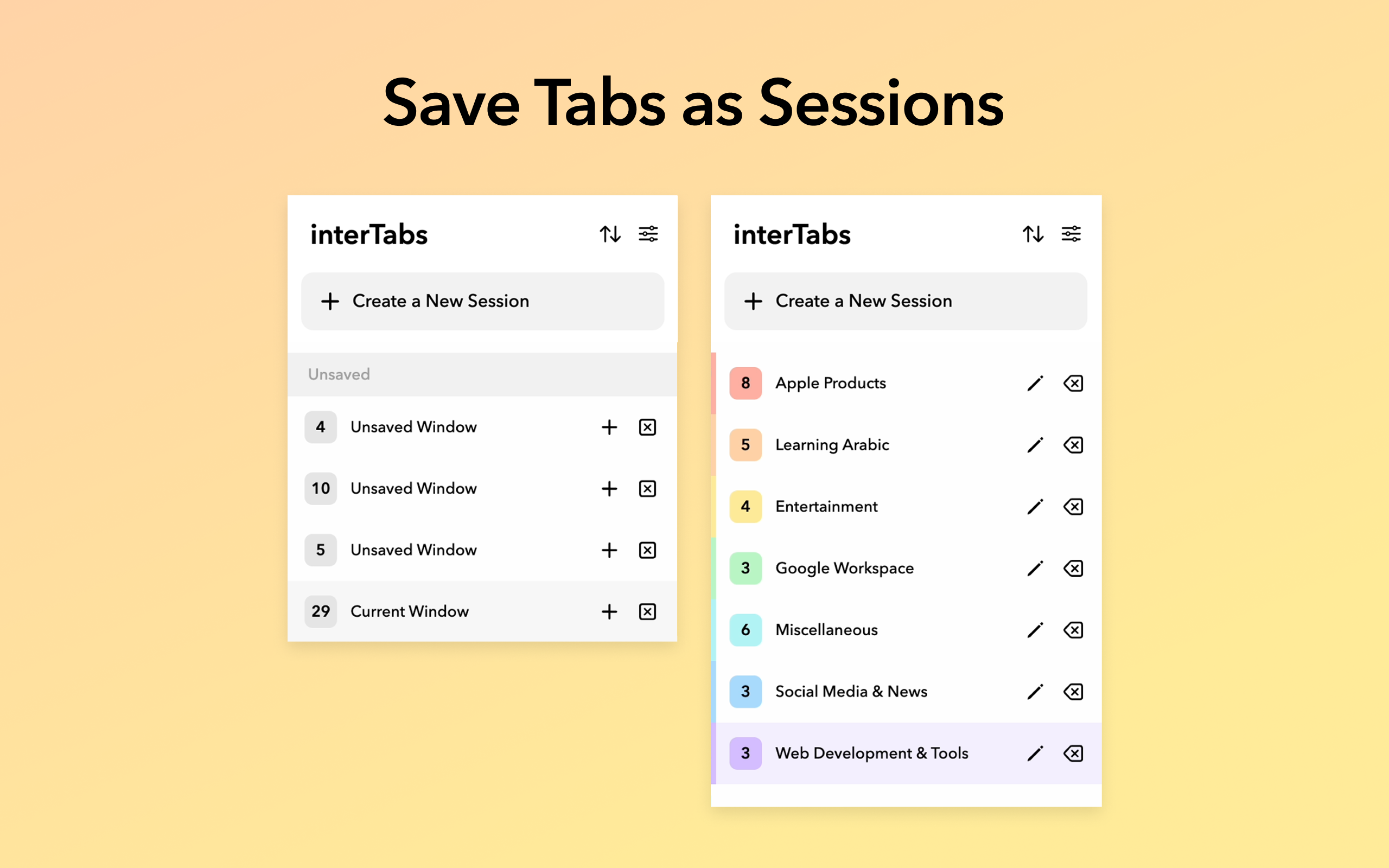 Intertabs - Менеджер AI Tab Manager медиа 3