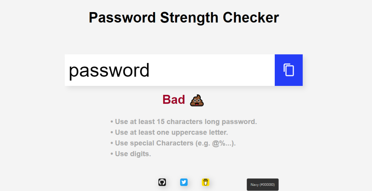 パスワード強度チェッカーメディア3