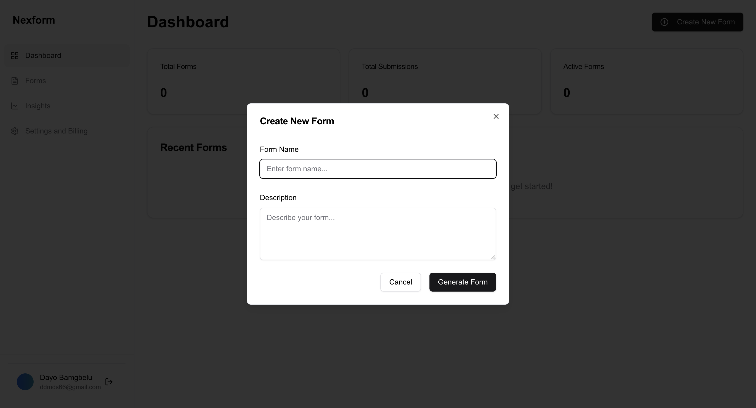 Mídia 3 de Nexform - Gere formas prontas para o produto usando a IA em segundos!