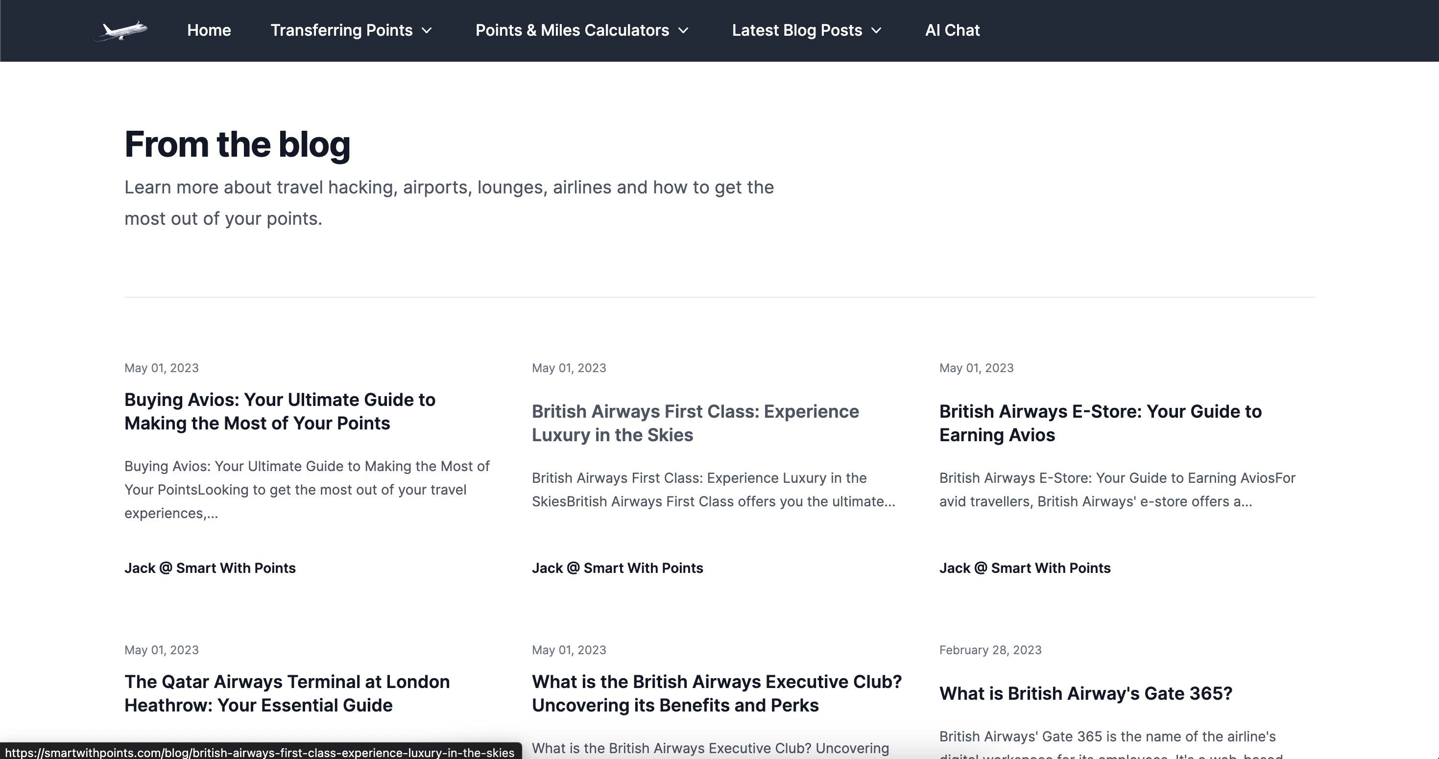 聪明的积分AI - 了解有关旅行黑客，Miles＆Points AI的更多信息媒体3